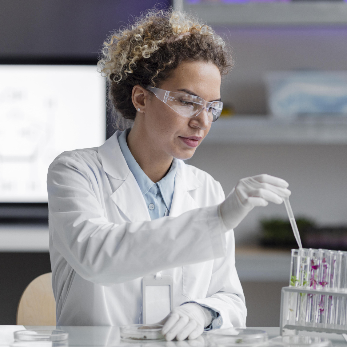 female-lab